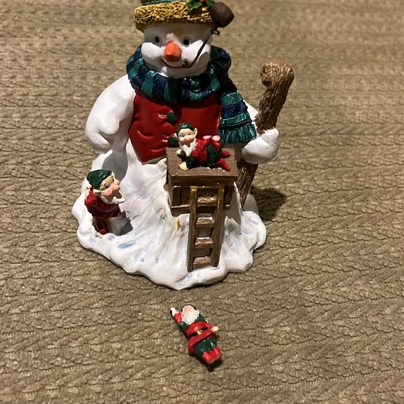 KSA Collectibles Snowman Elves Christmas decoration Holiday decor - Picture 8 of 8